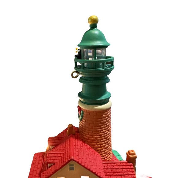 Hallmark Keepsake Ornament Lighthouse Lights Up Greetings 5th in Series 2001 - Picture 9 of 16